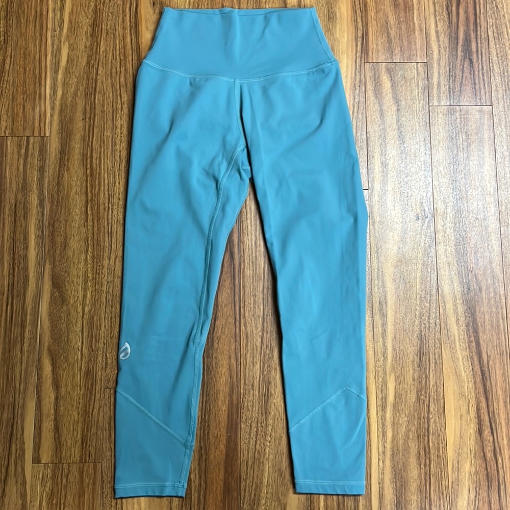 P’tula Leggings 23” Blue/Teal Color, Size Small